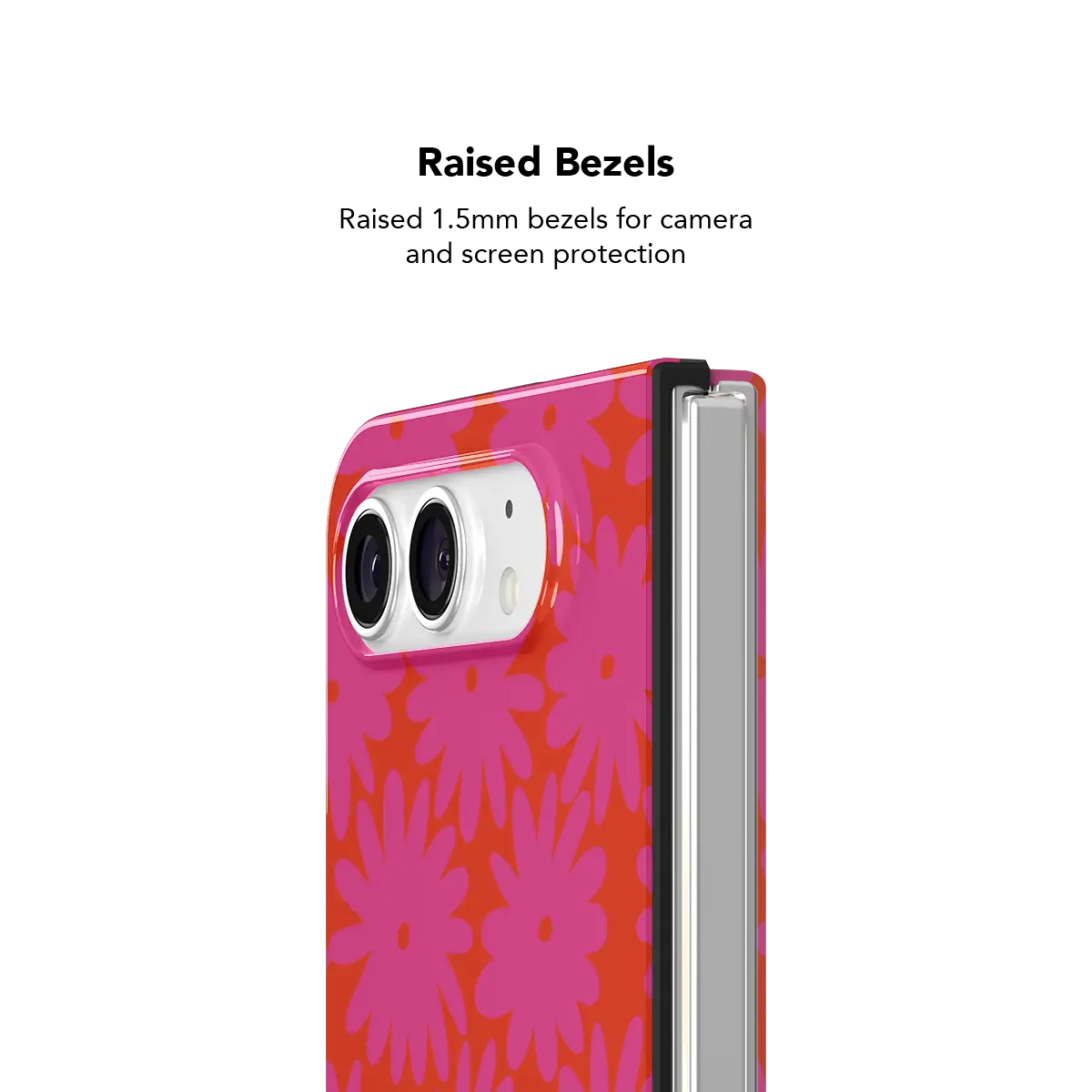 Sunflare Daisy | Retro Pink Floral Phone Case