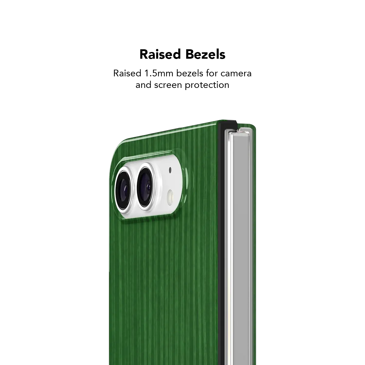 Emerald Drip | Green Stripe Pattern Phone Case