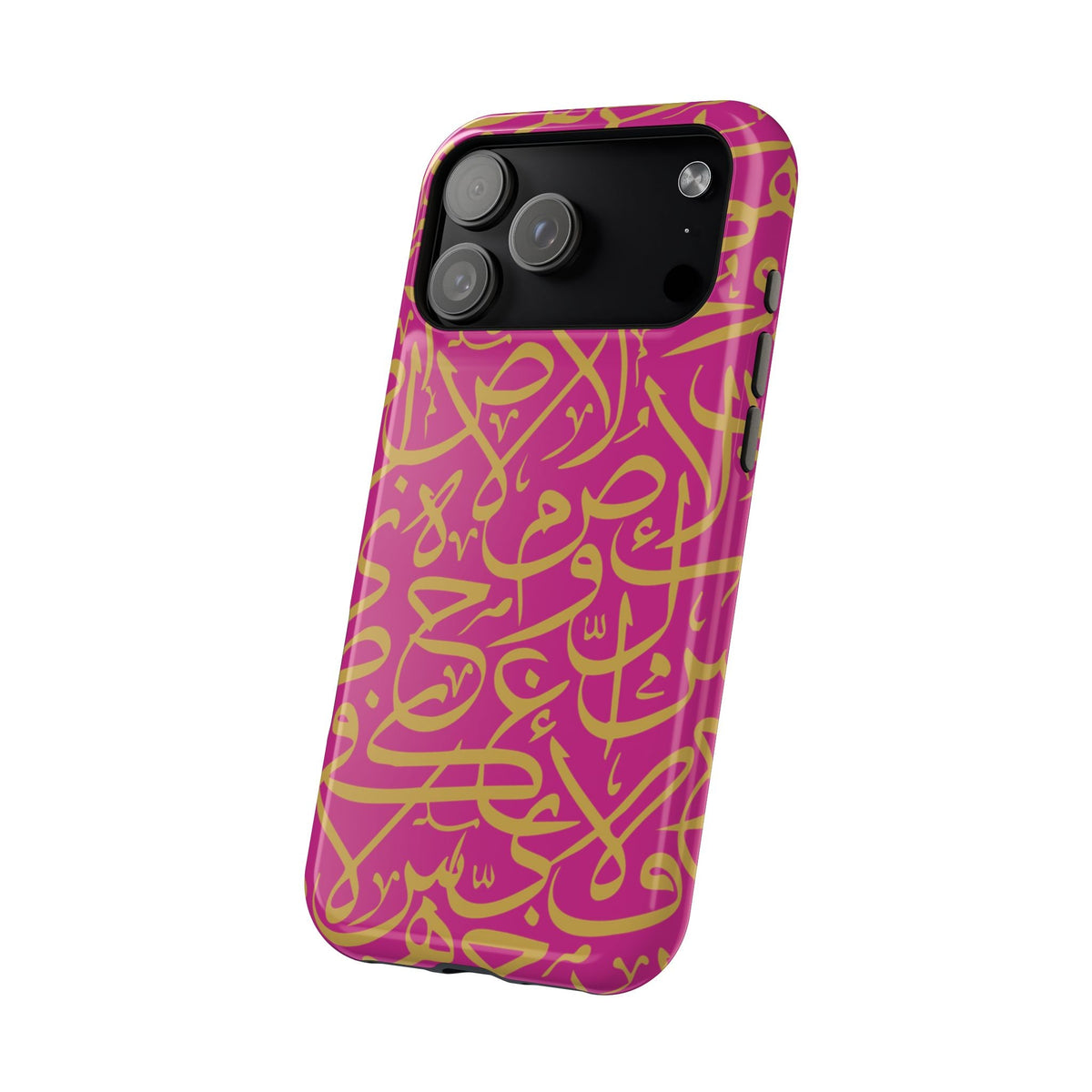Pink and Gold Arabic Letters Iphone Magnetic Tough Cases