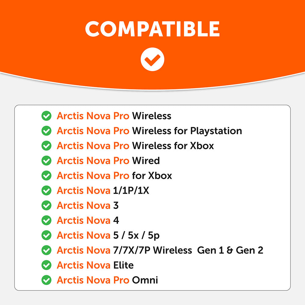 WC Silicone HeadbandZ for Arctis Nova Headsets