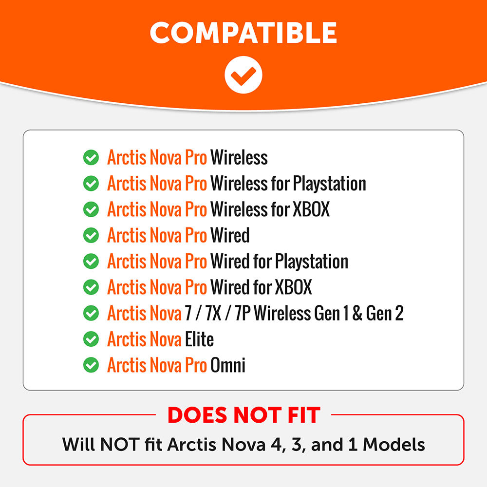 WC Side Speaker Plates for Arctis Nova Headsets - Arctis Nova Booster Pack by Wicked Cushions