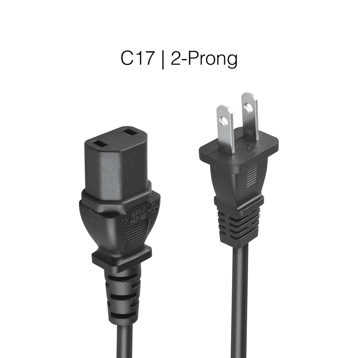 Marantz 963611501370S AC Power Cable Cord | 2-Prong Female to 2-Prong Male | 125V AC - 963611501370S