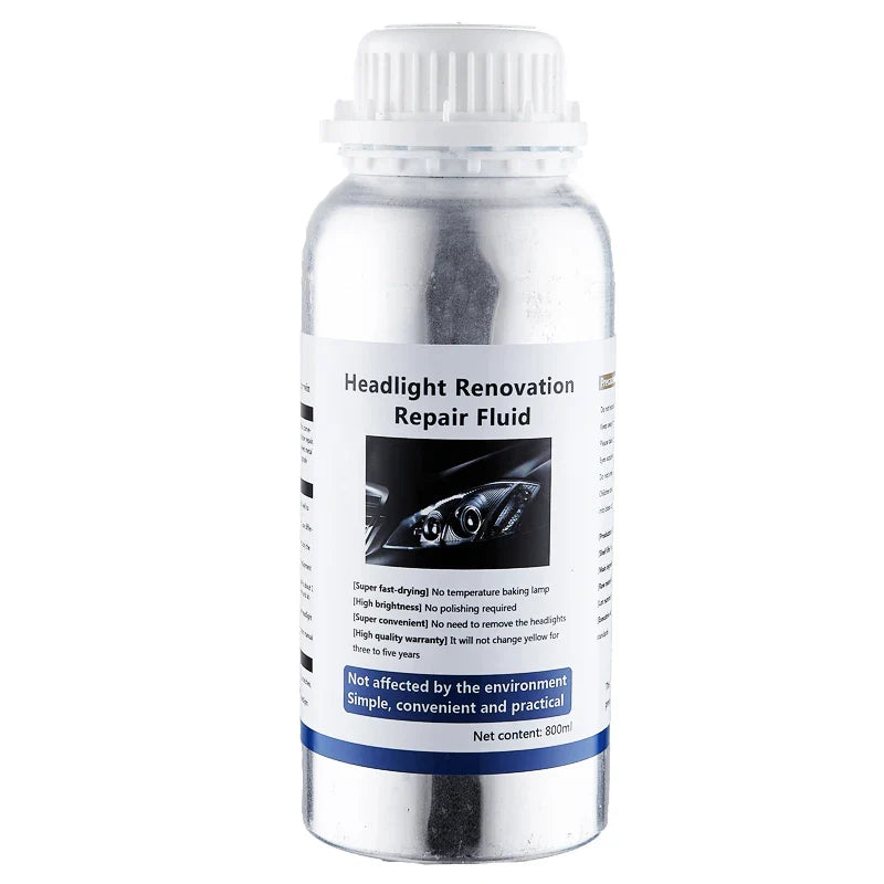 800ML Car Headlight Polishing Liquid Polymer Car Headlamp Renovation Restoration Cleaning Agent Auto Repair Products
