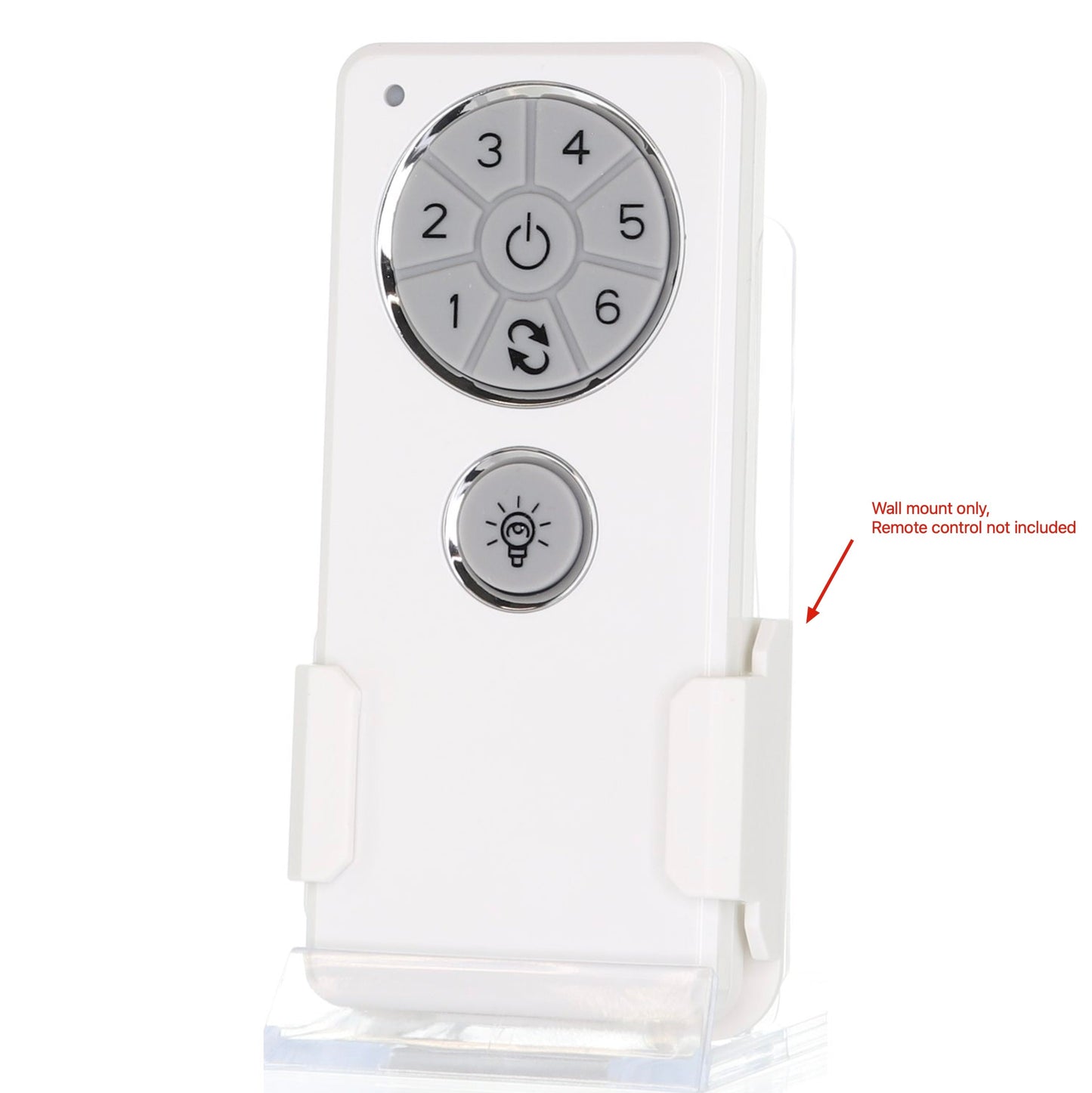 Anderic DC1WM Replacement Wall Mount Bracket for DC1 Ceiling Fan Remote Control – White