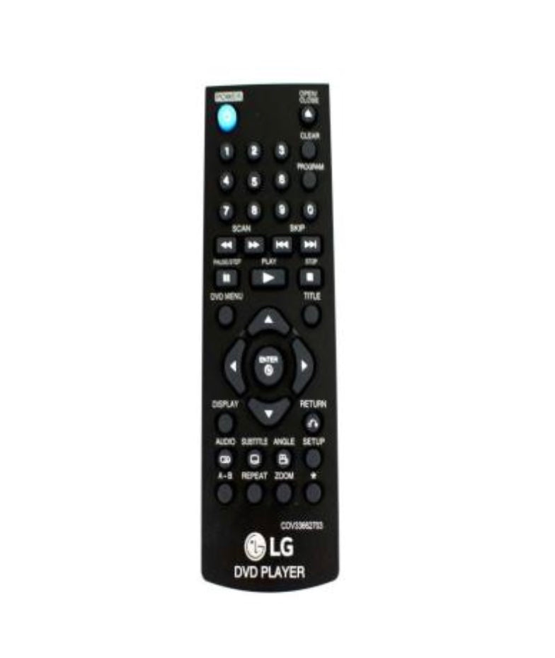 LG COV33662703 DVD Player Remote Control