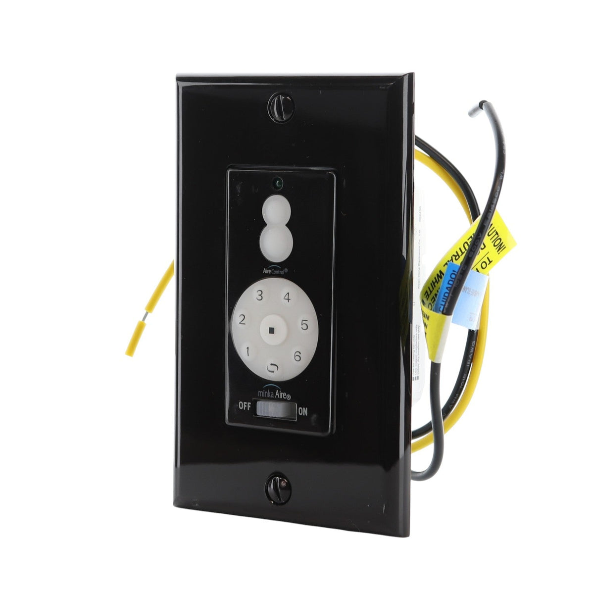 Minka-Aire WC1000 AireControl 6-Speed Wall Mount Ceiling Fan Remote Control | Up/Down Light | Dimming | For/Rev - WC1000