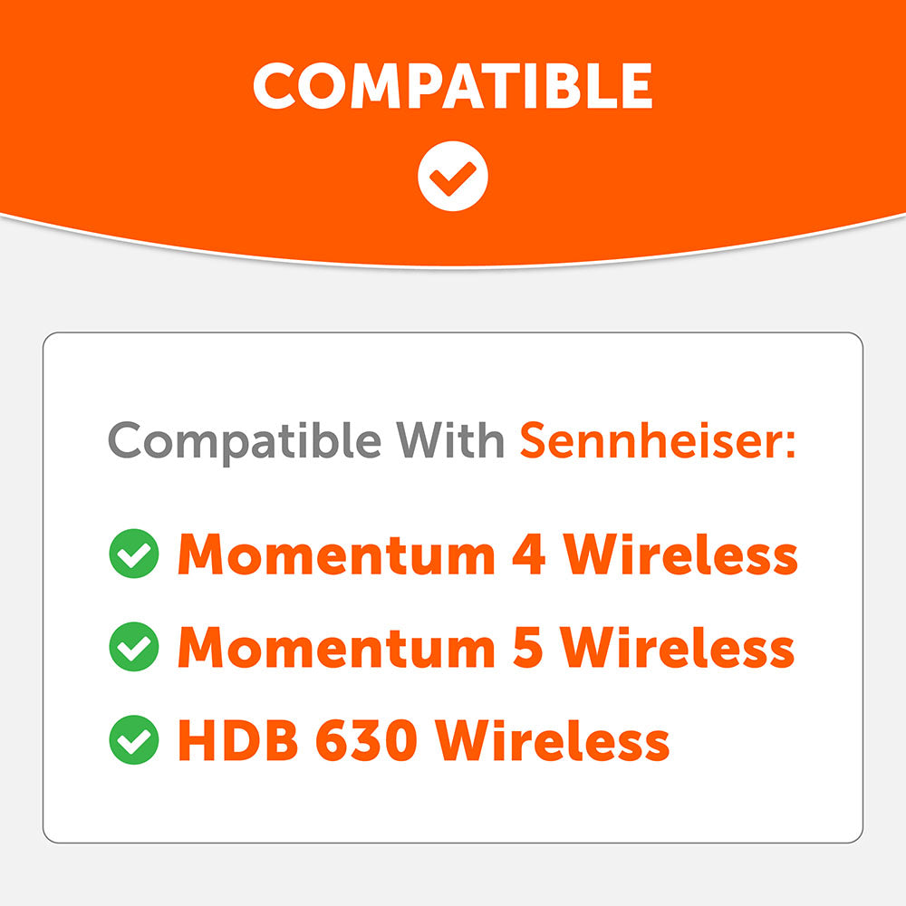 Sennheiser Momentum 4 & HDB 630 Earpads - WC PadZ Momentum 4 & HDB 630