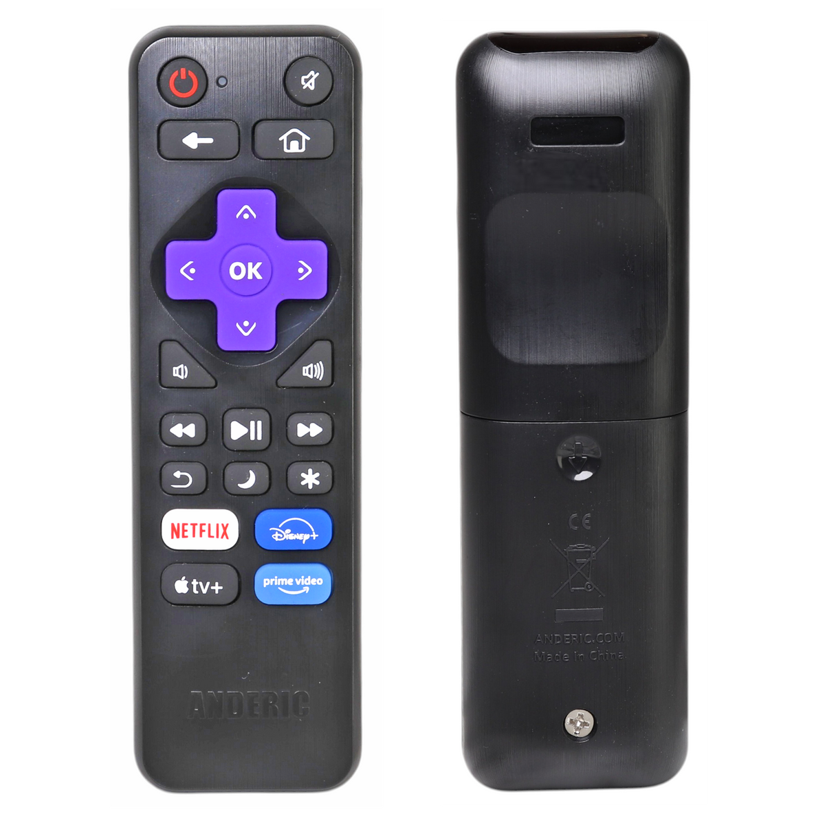 Substitute for RCA RC-ALIR 2022 ROKU TV Remote Control - 3226001268 (RRLF26)