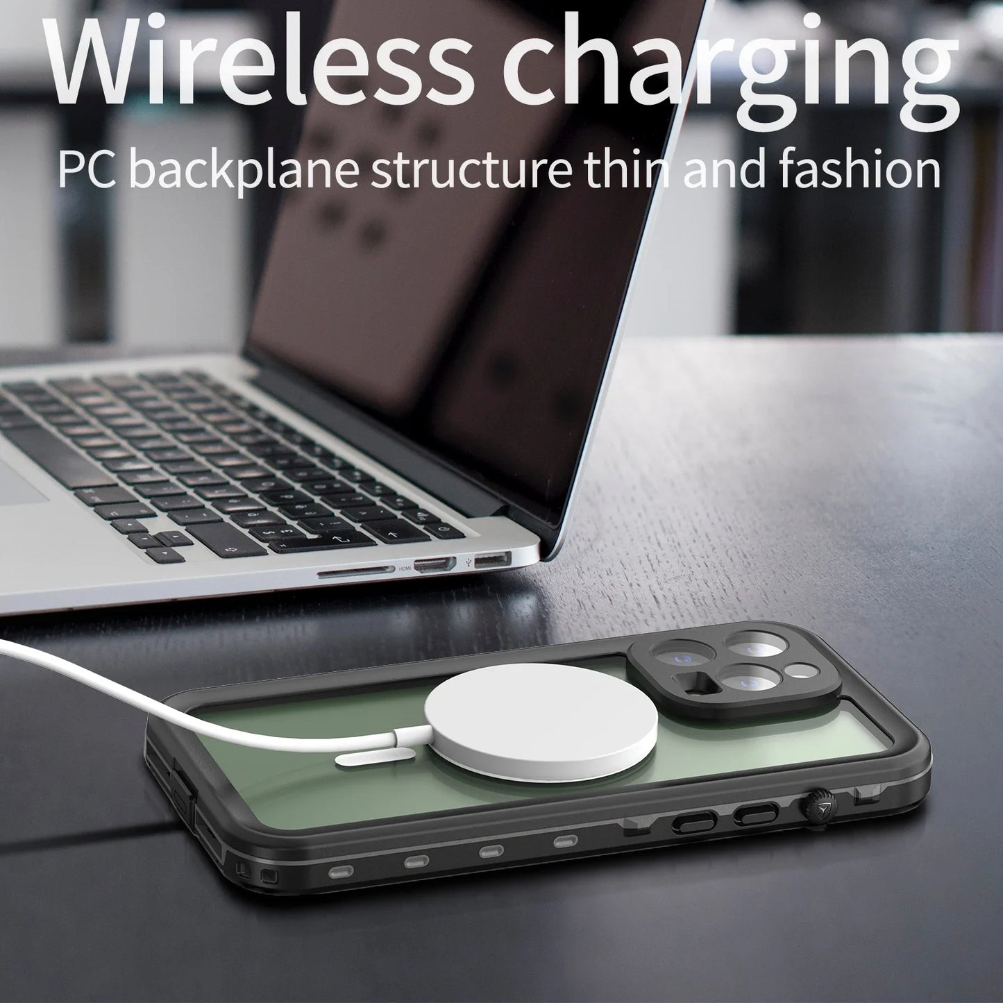 shellbox-hot sale magnetic shockproof dustproof IP68 professional waterproof phone case for iphone16promax/15/14/13