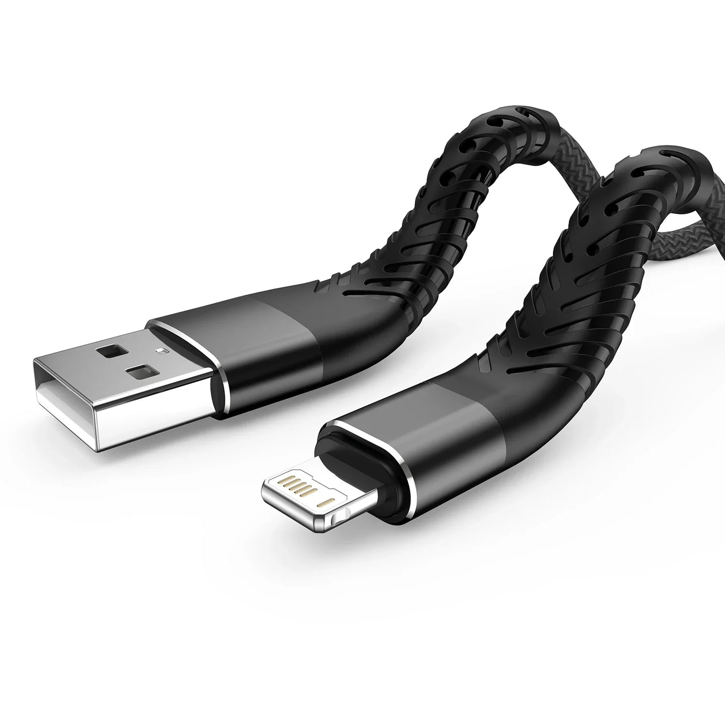 USB Cable For iPhone 14 13 12 11 Pro Max 6 6s 7 8 Plus XS X XR SE iPad 3A Fast Charging Phone Data Sync Wire Cord 0.25M 1M 2M 3M