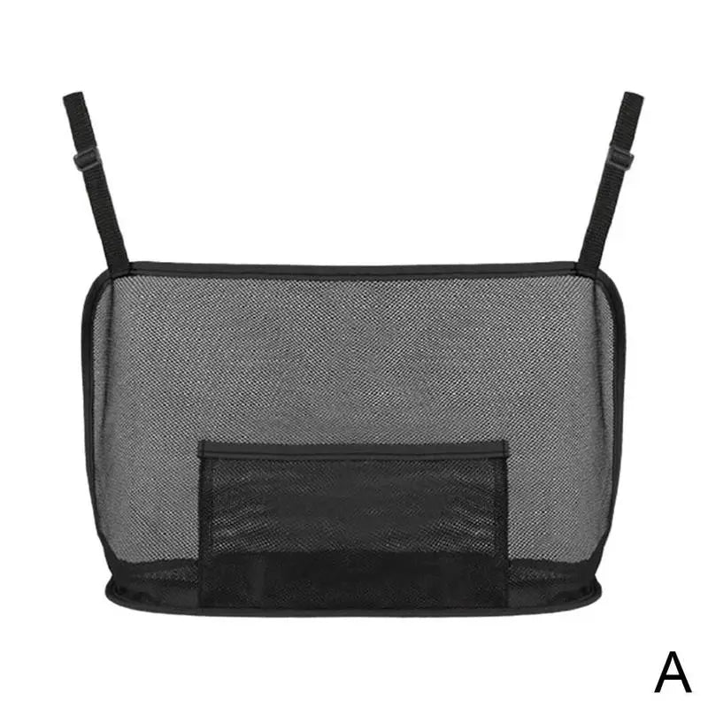 Car Seat Middle Storage Bag Universal Car Seat Side Back Storage Net Bags Multifunction Handbag Holder Net Pocket