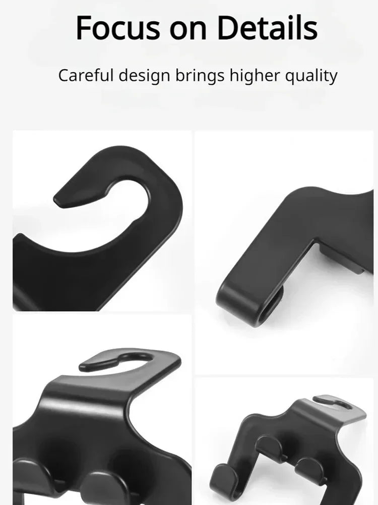 Car Seat Hook Multifunctional Phone Holder Multifunctional Storage Hook for The Back of Car Interior Seats Hanger Storage