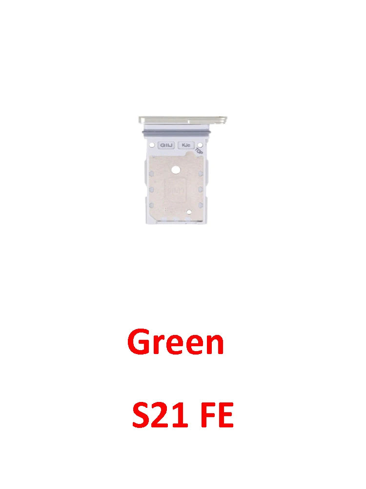 Phone Sim Card Tray For Samsung Galaxy S21 FE Plus Ultra S21+ New SIM Chip Slot Holder G990 G991 G996 G998 With Tool