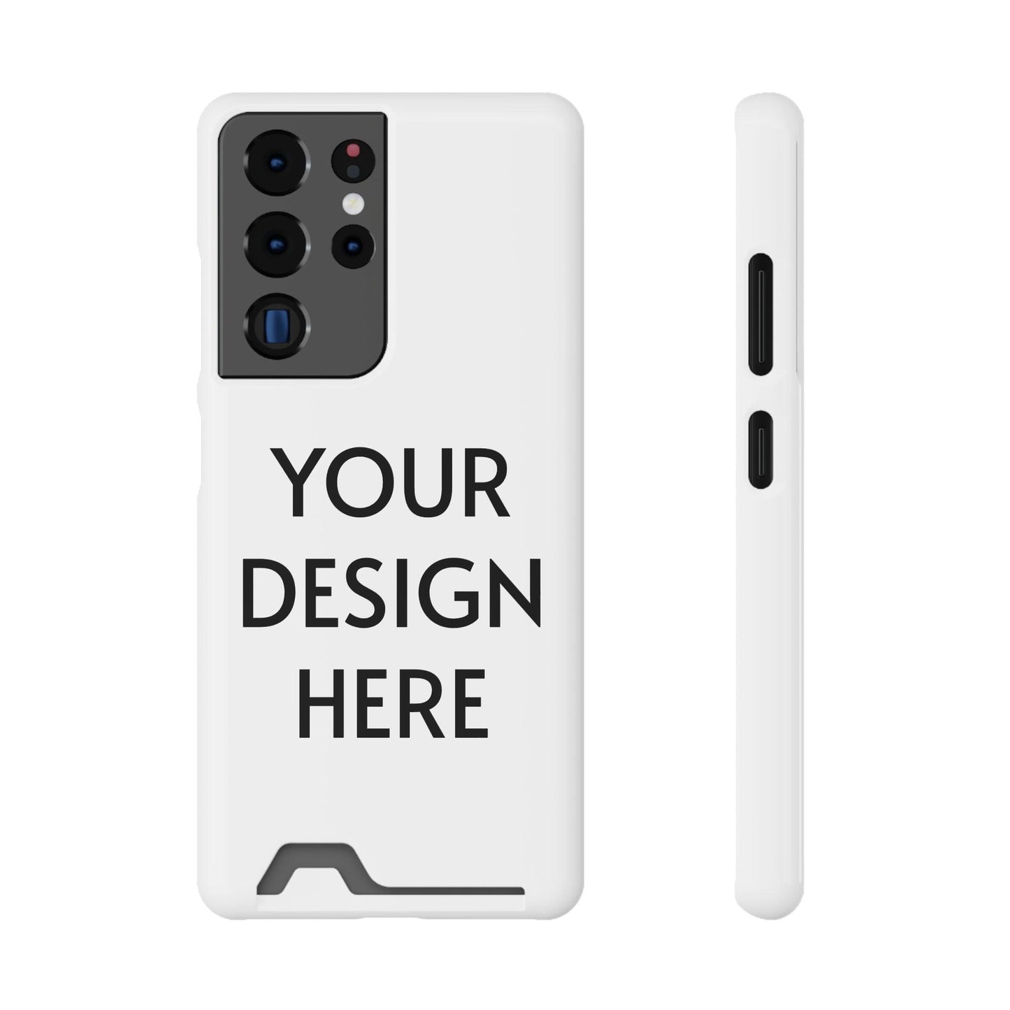 Custom Phone Case with Card Holder for Samsung – Premium Protection, Slim Design, Convenient Storage for Cards and Cash