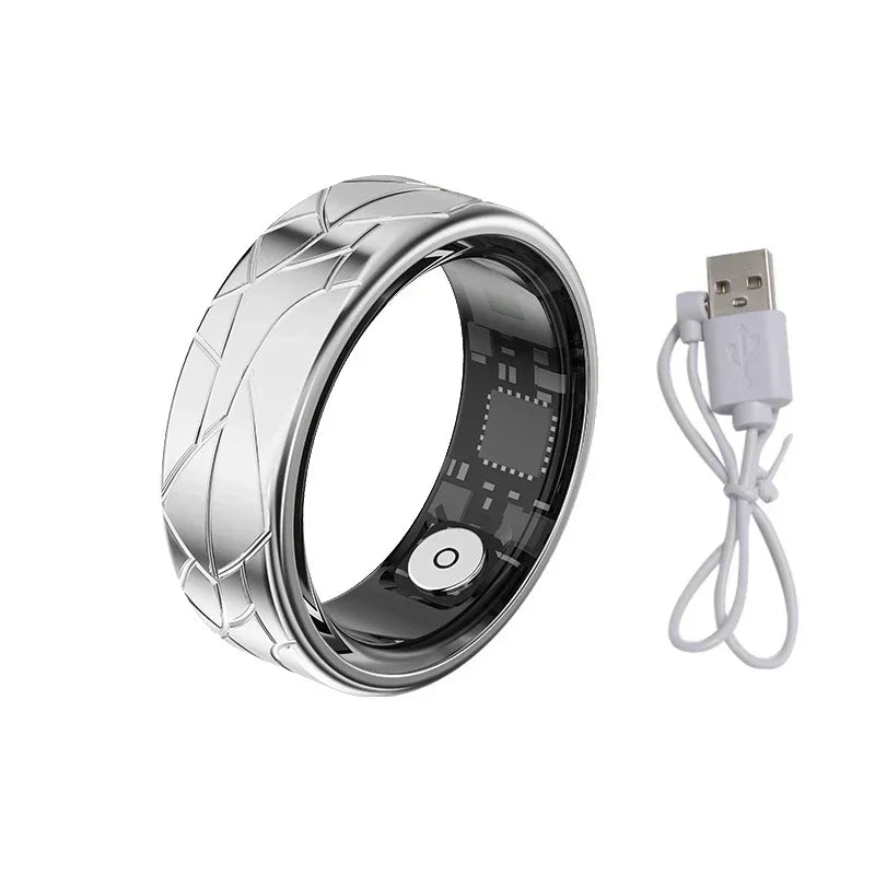 Smart Ring Women Photo Control Health Tracker Heart Rate Blood Oxygen Monitor 5ATM Waterproof Men Sports Ring Sleep Fitness