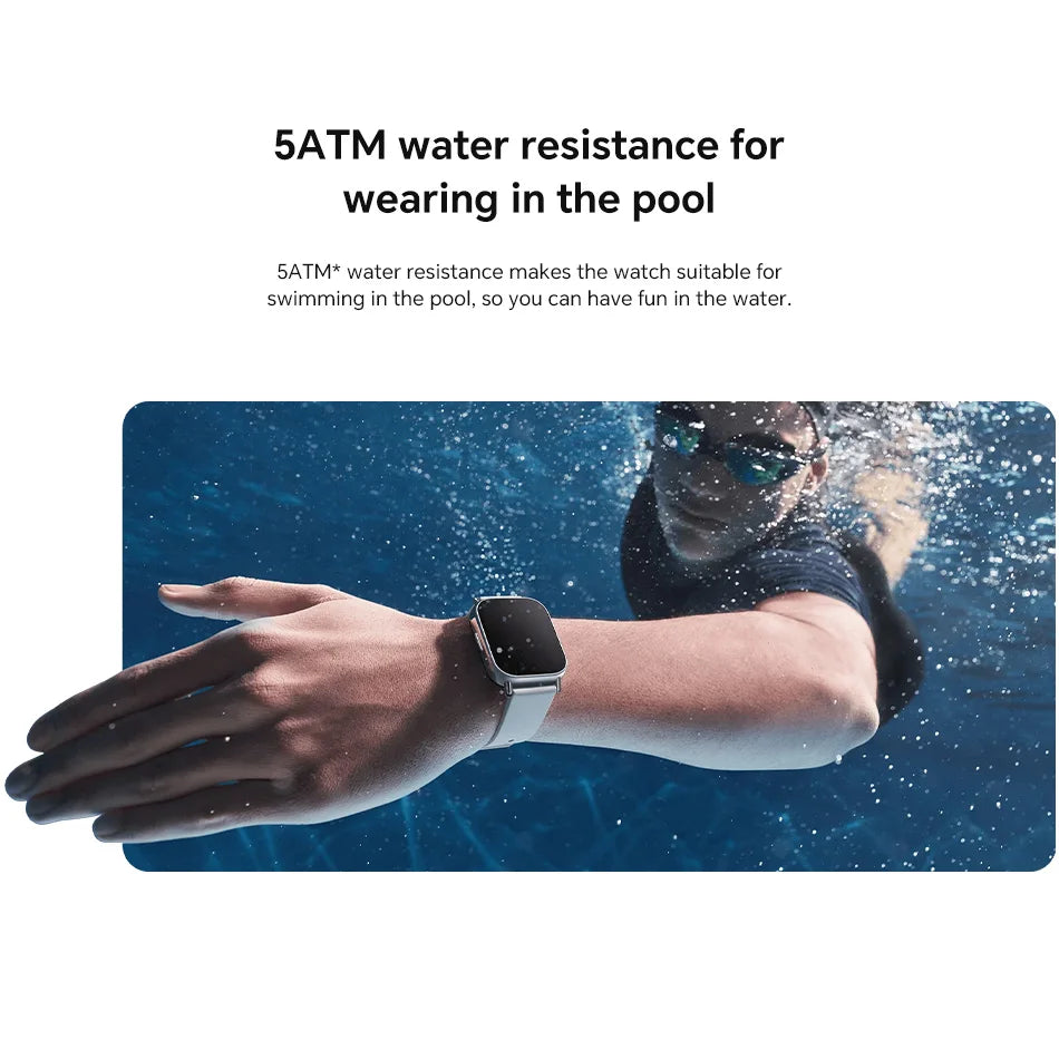 Global Version Xiaomi Redmi Watch 5 Lite 1.96'' AMOLED display 18-Day Battery life Bluetooth® calling Built-in GNSS 5ATM