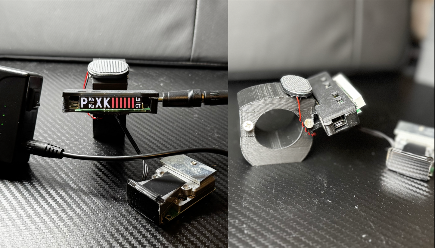 (ORDERING IS TEMPORARY CLOSED RED DES) Universal Radar Detector (Battery Pack)