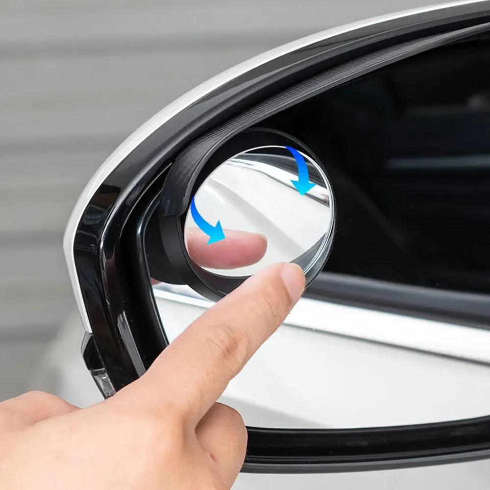 Car Rearview Blind Spot Mirror Rain Eyebrow Visor Carbon Fiber Car Rearview Side Snow Visor Rain Cover Car Mirror Accessories