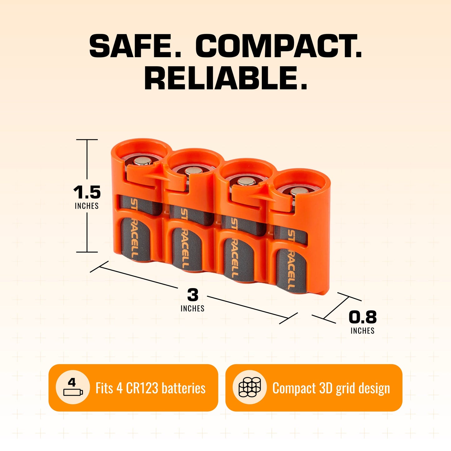 Slim Line CR123 (Orange)