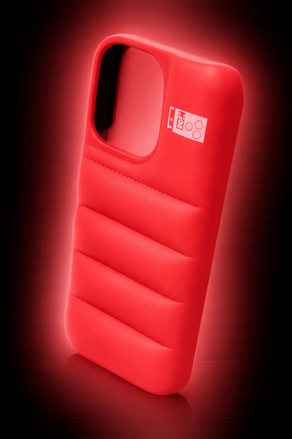 Stylish phone cases For Fashion Brand Down Jacket Phone Case For iPhone Red Phone Case Collection