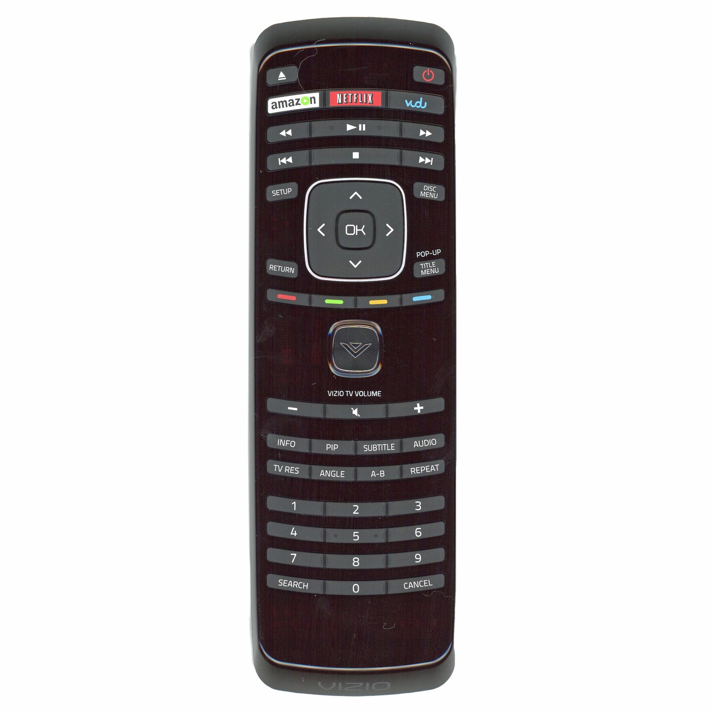 VIZIO XRD3BR / XRB100 Blu-ray disc Remote Control Amazon, Netflix, Vudu - 313923822891