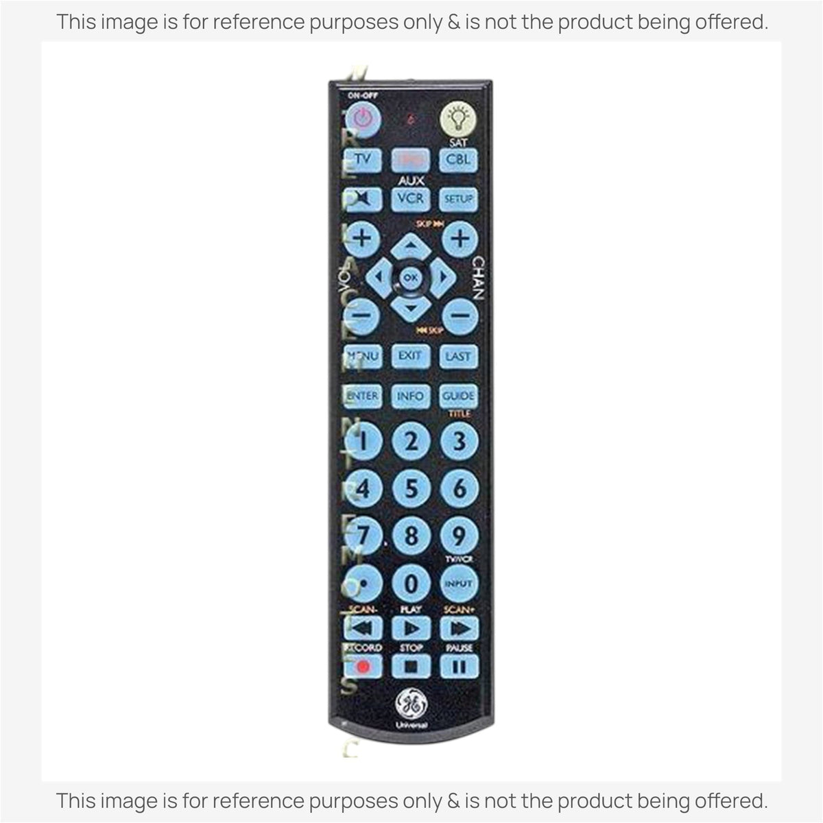 GE General Electric 24116 4-Device Universal Remote Control