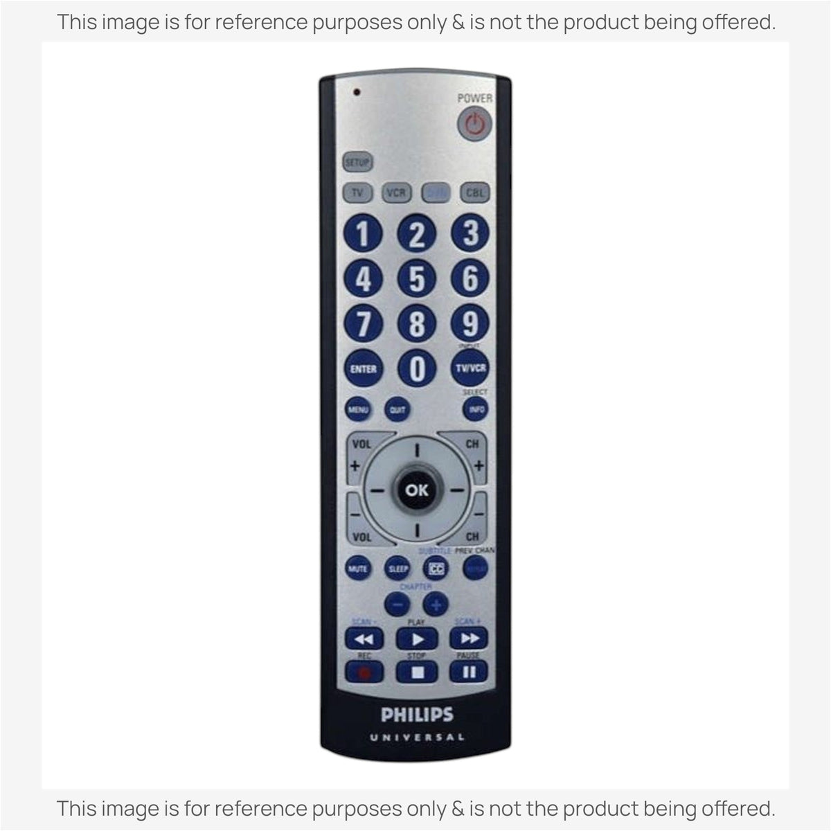 Philips SRU2104S/27 4-Device Universal Remote Control