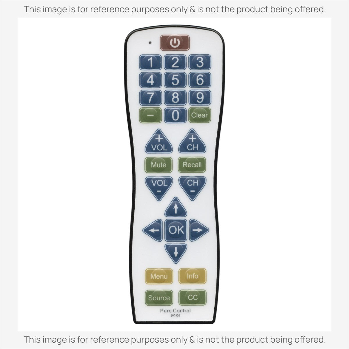 RCA 38W766 Antimicrobial 1-Device Universal Remote Control