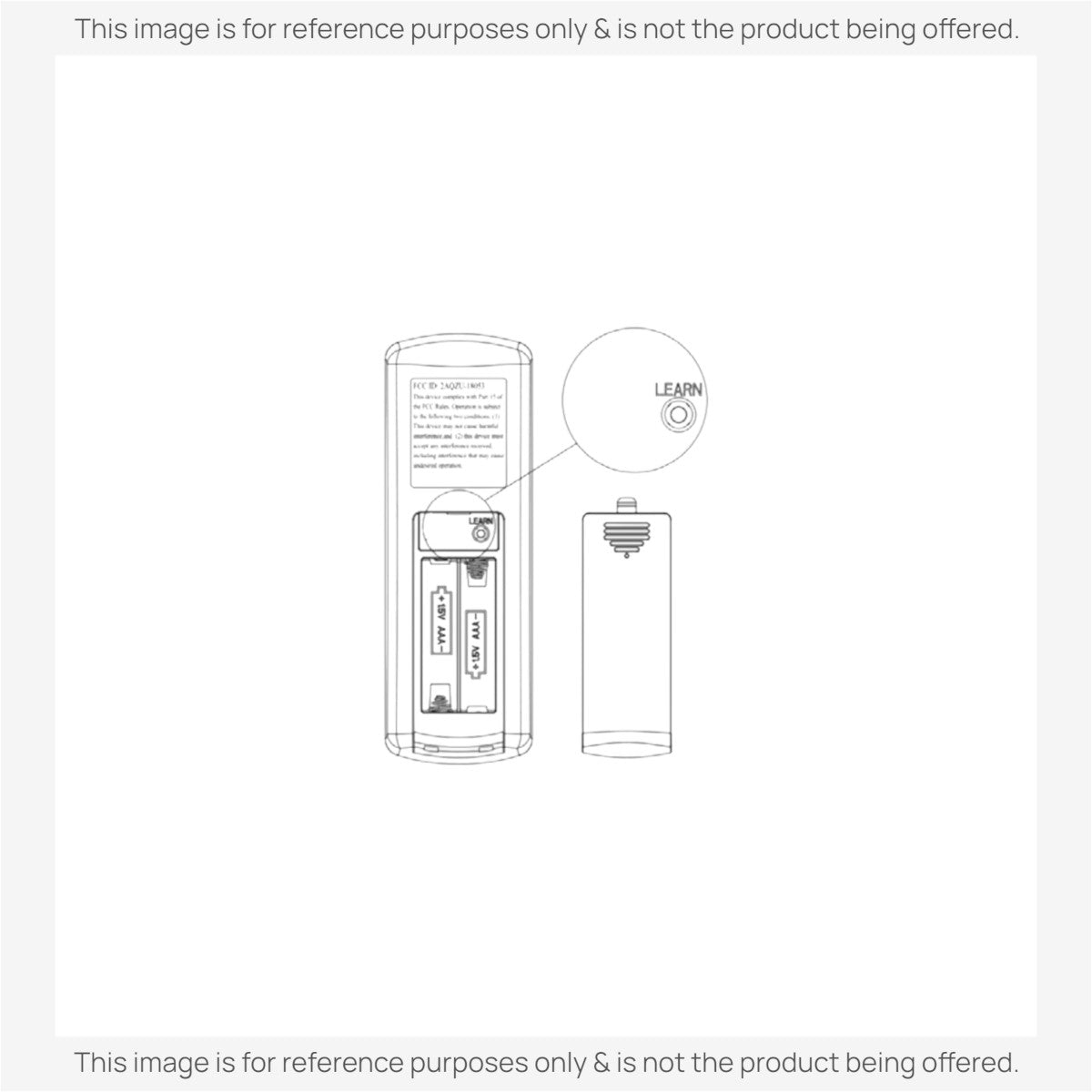 Home Decorators Collection TRD050G1M 6-Speed DC Ceiling Fan Remote Control | KUJCE10612 / TR292A | Learning - 2AQZU-18053