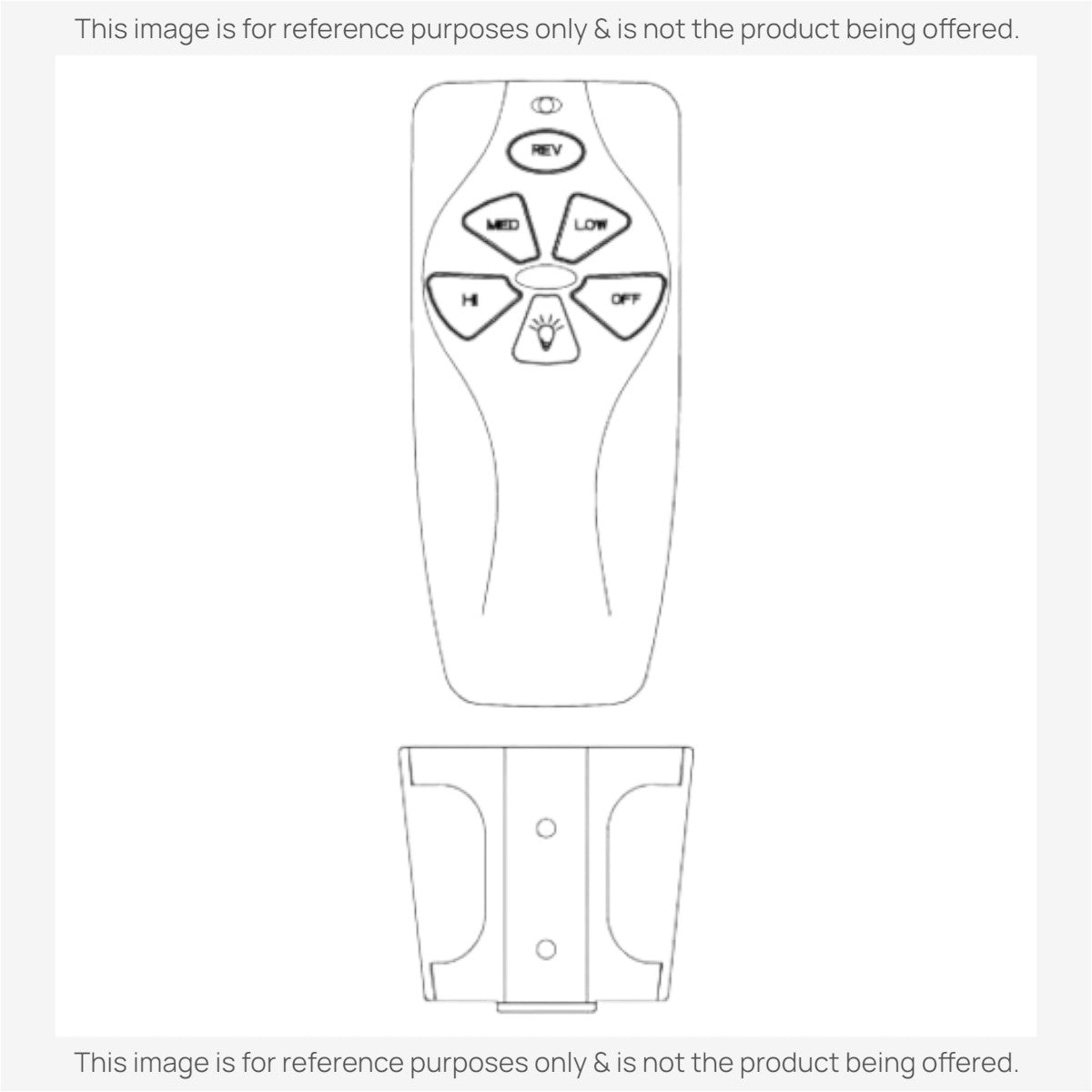 Dan's Originals KUJCE9811 Ceiling Fan Remote Control