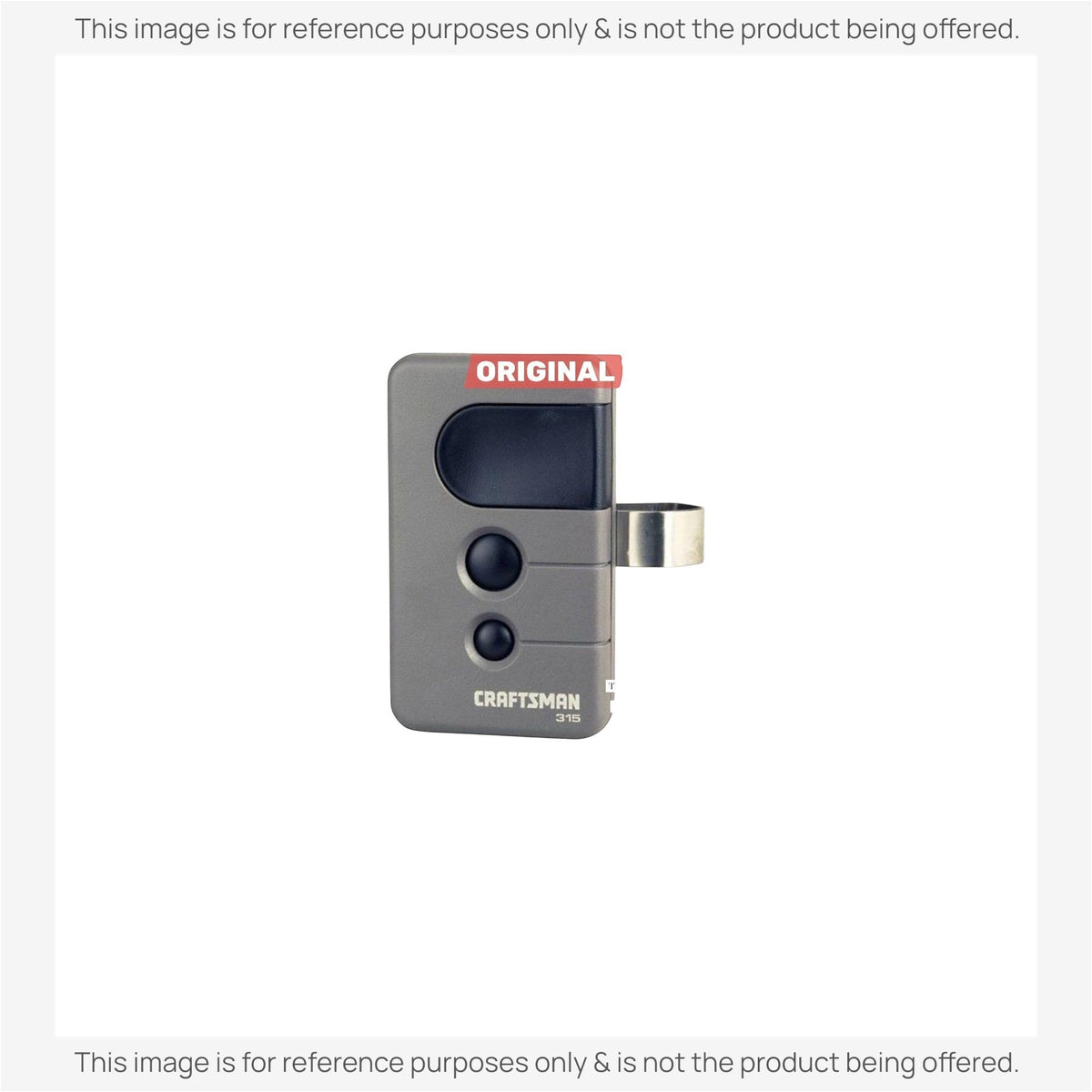 Craftsman 139.18191 3-Button Visor 315 MHz Garage Door Opener Remote Control
