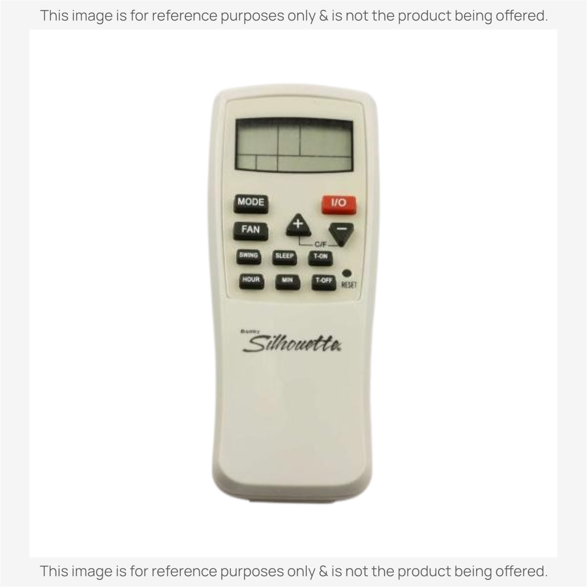 Danby 1.3.01.30 Silhouette Air Conditioner Remote Control
