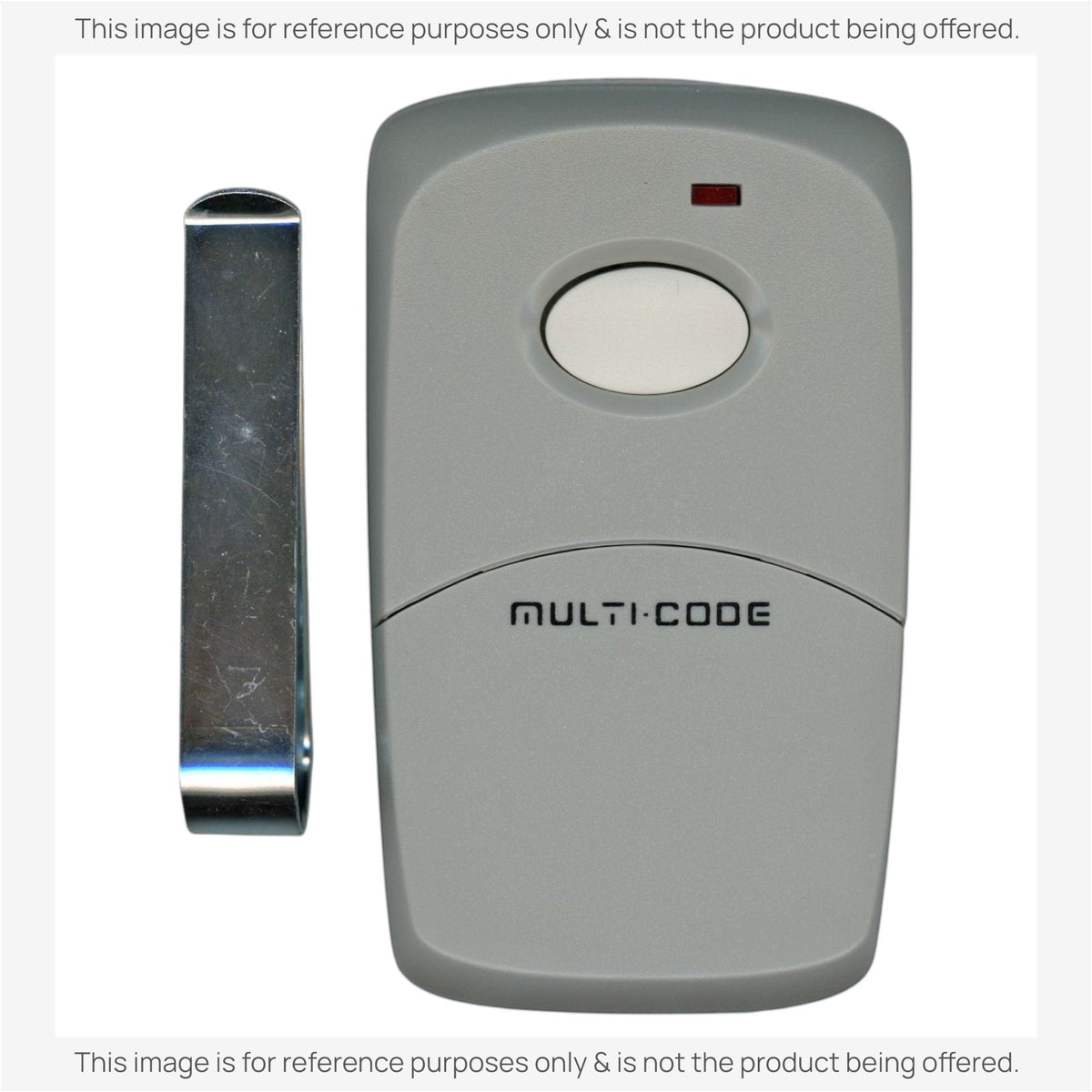 Linear 3089 Multi-Elmac 1-Button 300 Mhz Visor Garage Door Opener Remote Control