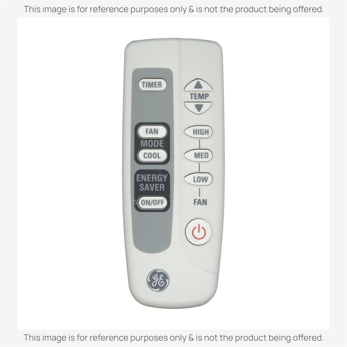 GE General Electric ARH733 Air Conditioner Remote Control