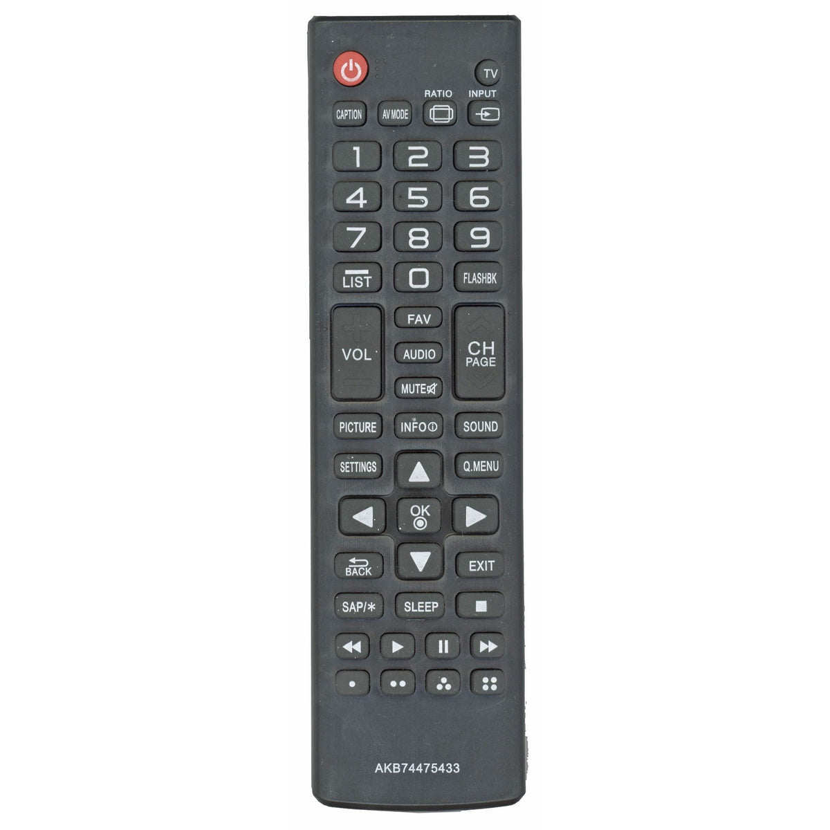 Anderic Generic AKB74475433 for LG TV Remote Control