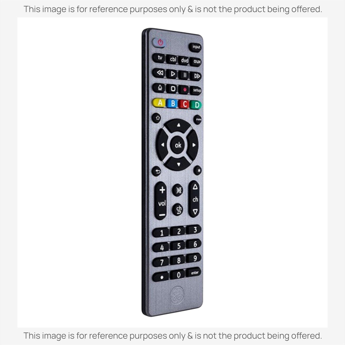 GE General Electric 33711 UltraPro Graphite 4-Device Universal Remote Control
