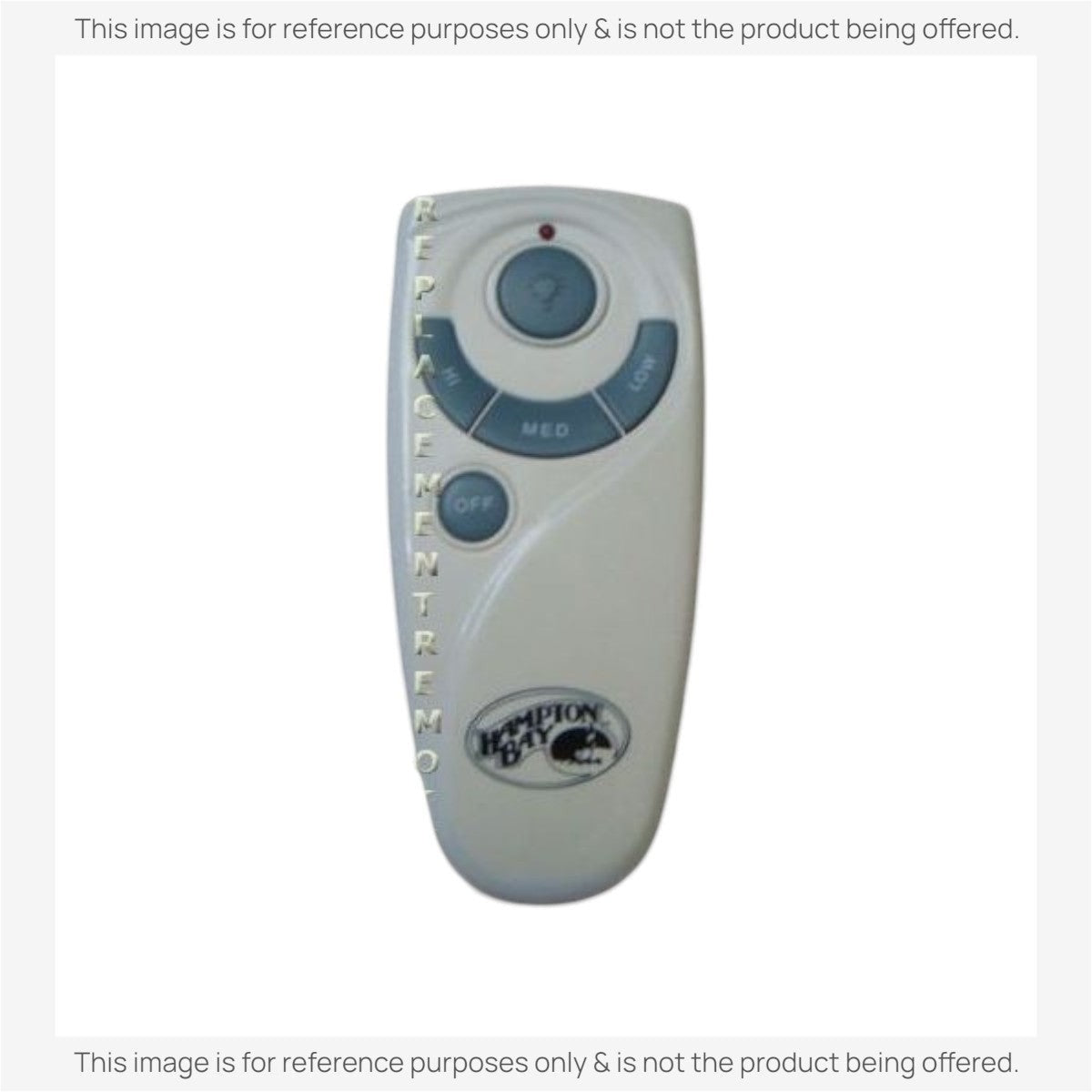 Hampton Bay UC7083T CHQ7083T White Ceiling Fan Remote Control