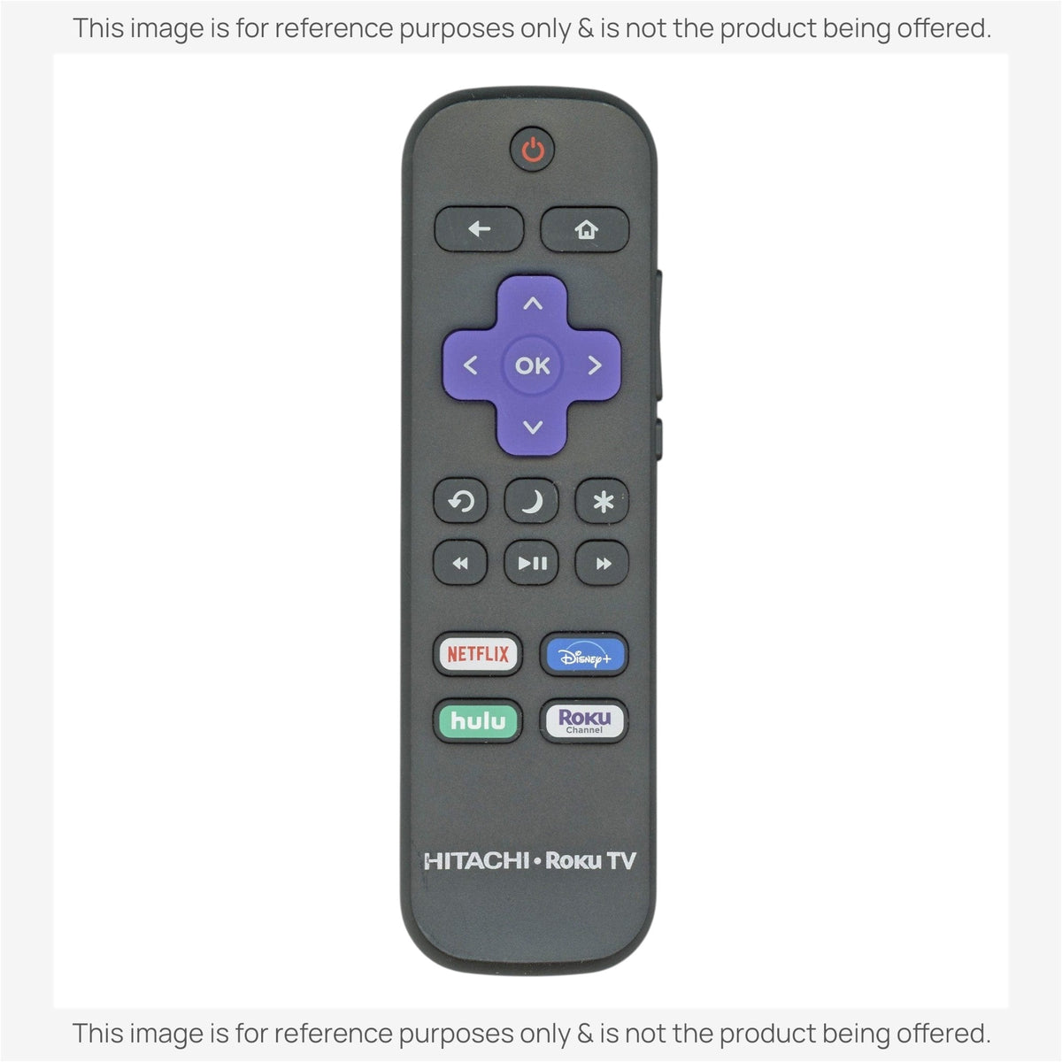 Hitachi RC-ALIR ROKU TV Remote Control | Netflix | Disney + | Hulu | Roku Channel - 3226000754