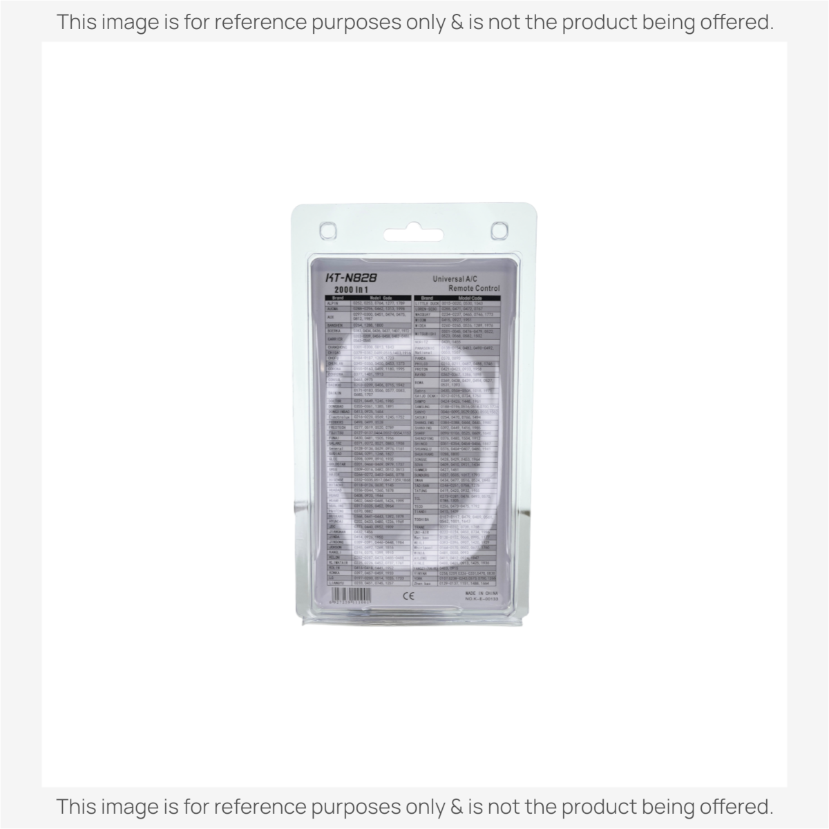 Anderic KTN828 (Gold) Universal Air Conditioner Remote Control for Mini Split, HVAC, Window, and Portable AC