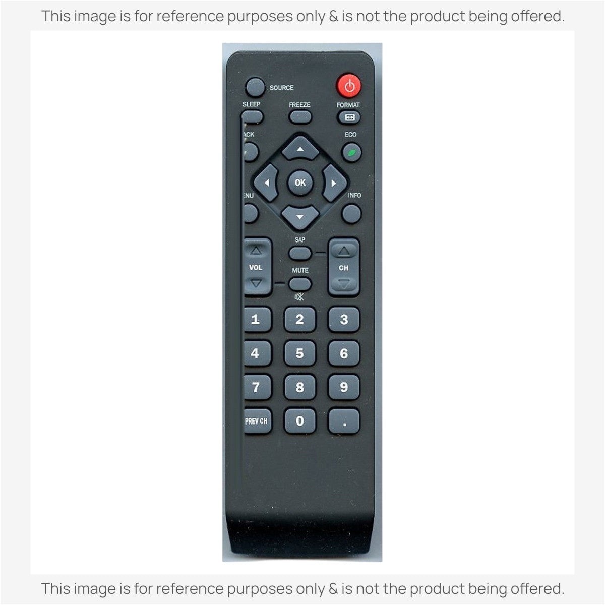 Funai NH001UD Emerson / Sylvania Flat Panel LCD TV Remote Control