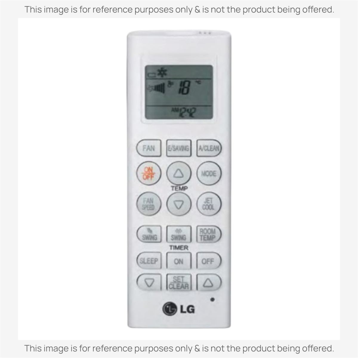 LG AKB73835305 Air Conditioner Remote Control