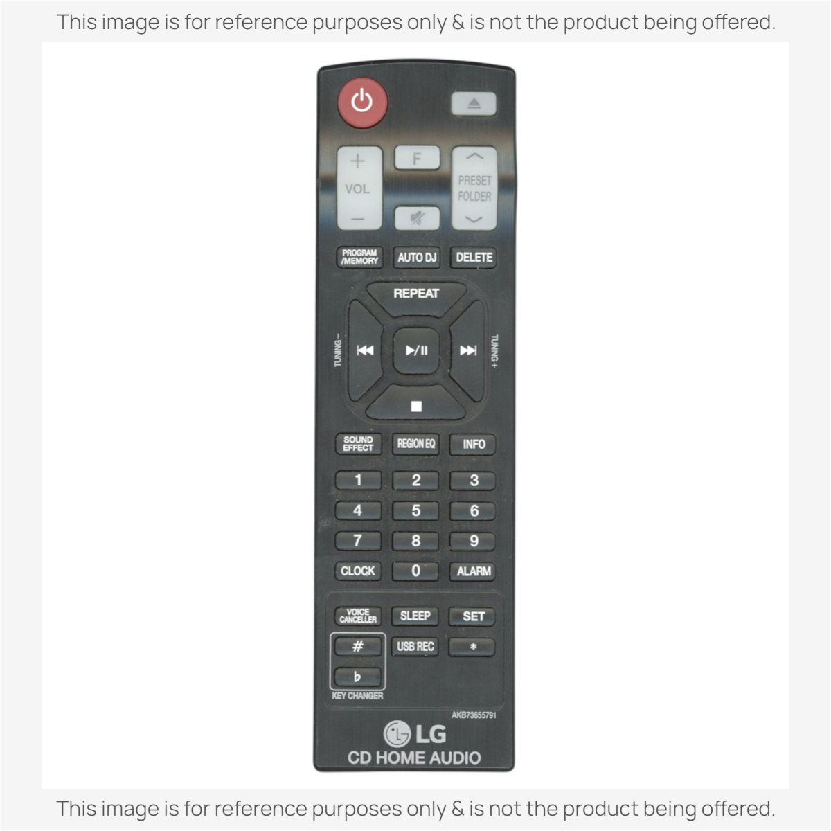 LG AKB73655791 TV Remote Control