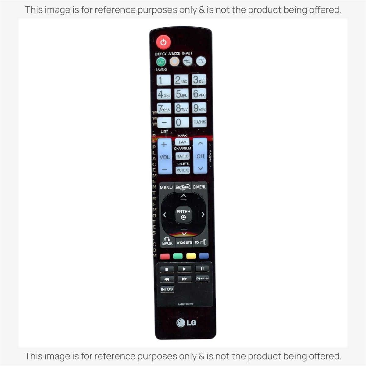 LG AKB72914207 TV Remote Control