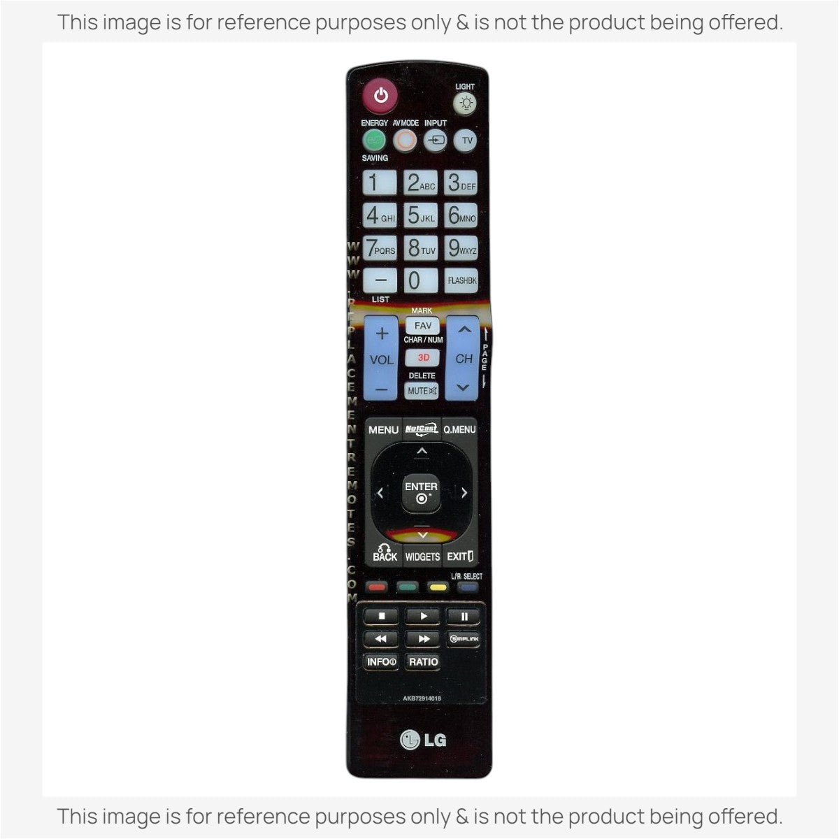 LG AKB72914018 TV Remote Control