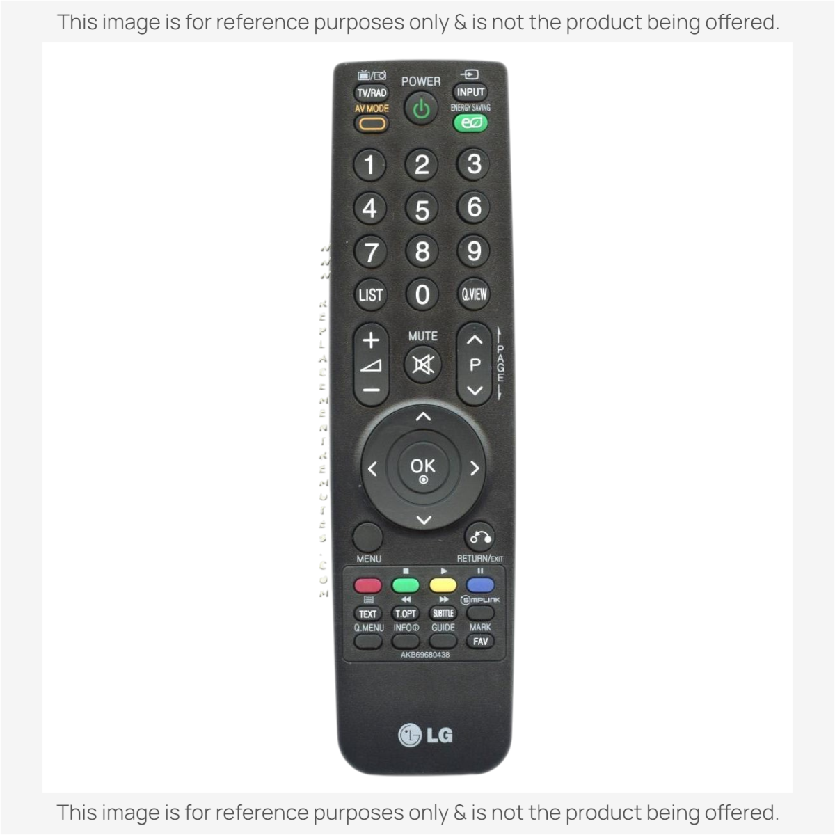 LG AKB69680438 TV Remote Control