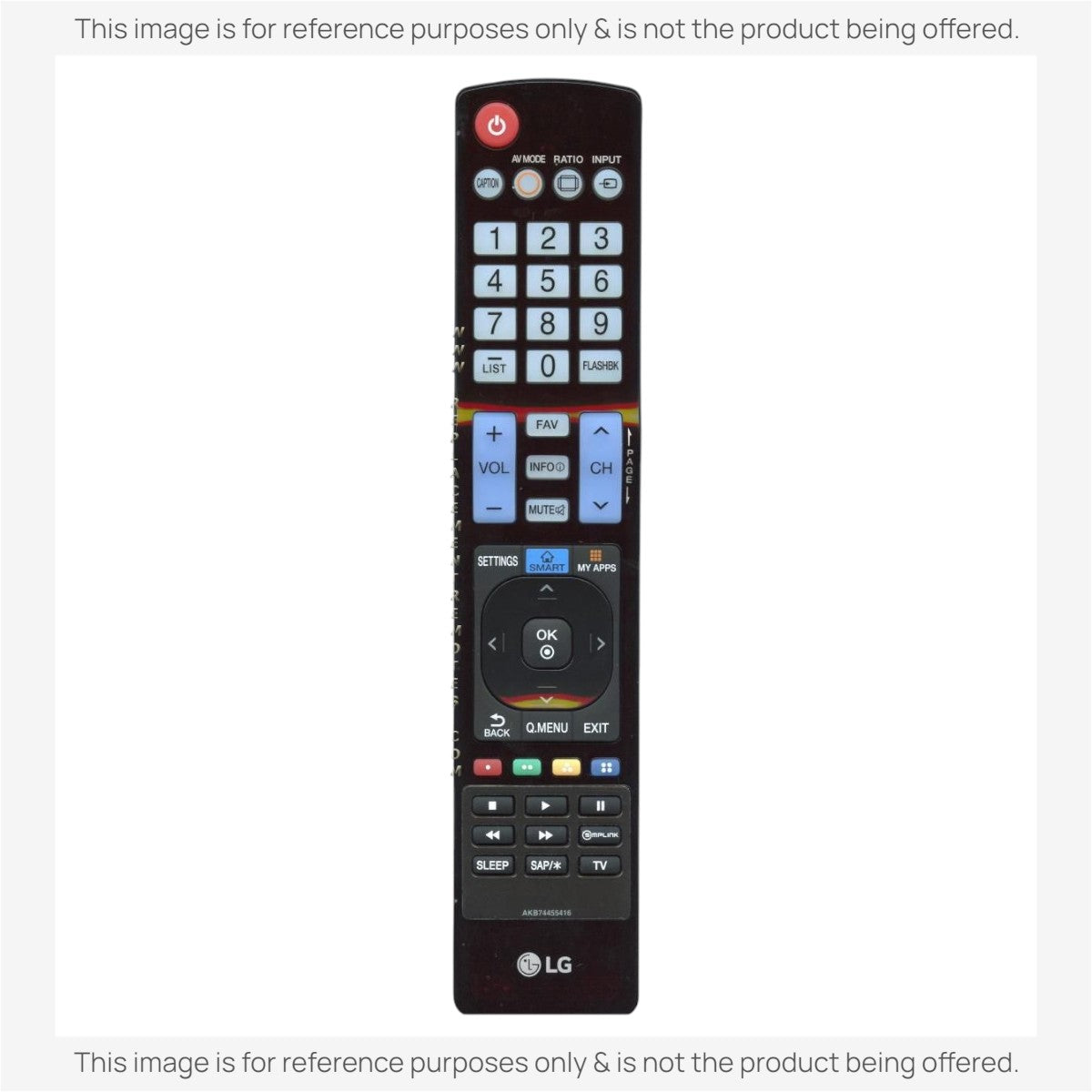 LG AKB74455416 TV Remote Control