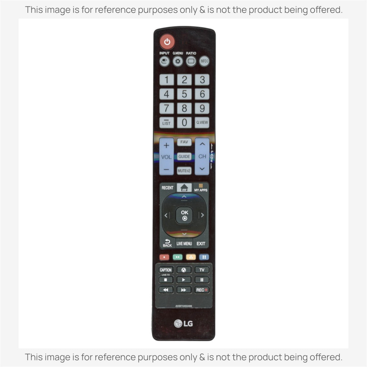 LG AKB74455406 TV Remote Control