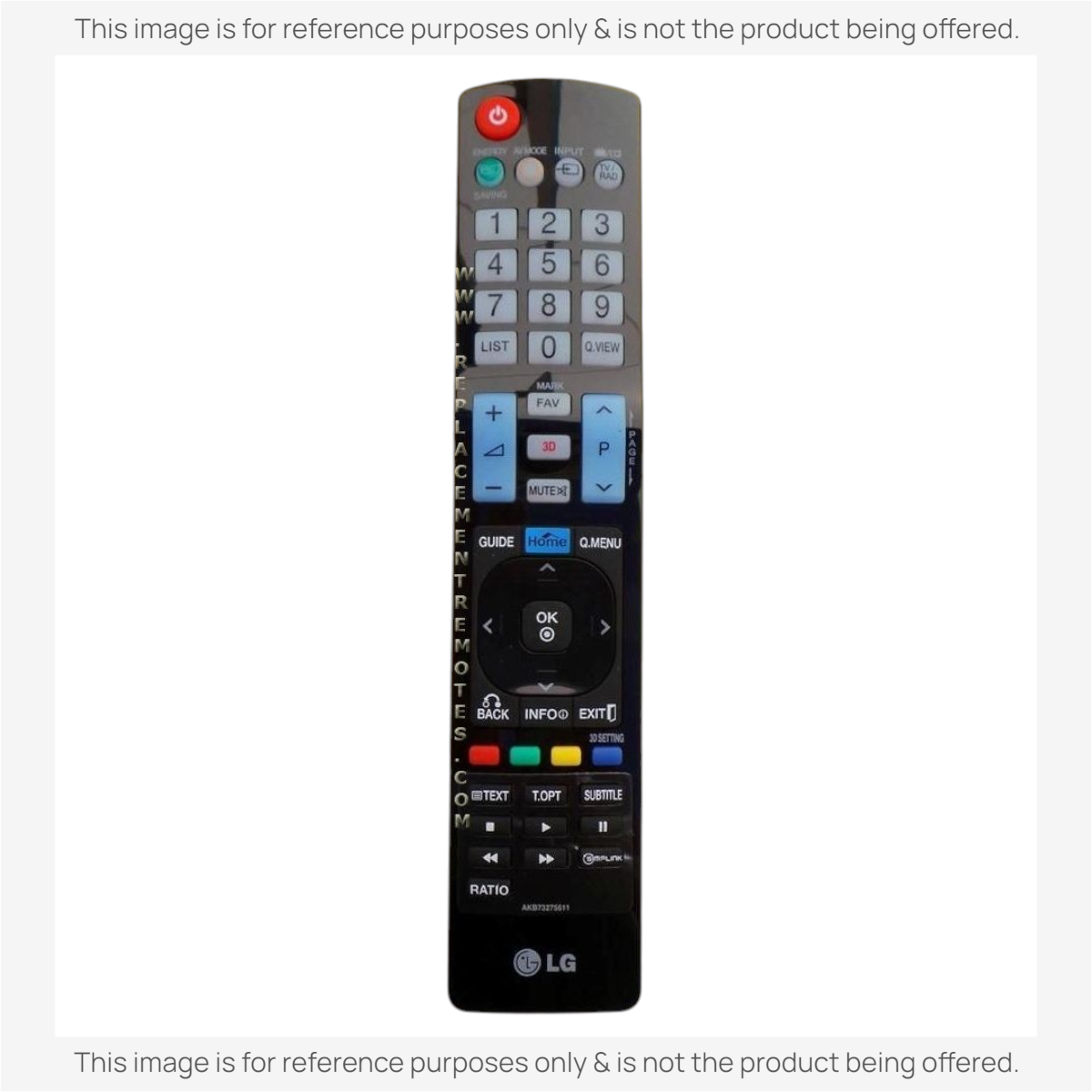 LG AKB73275611 TV Remote Control