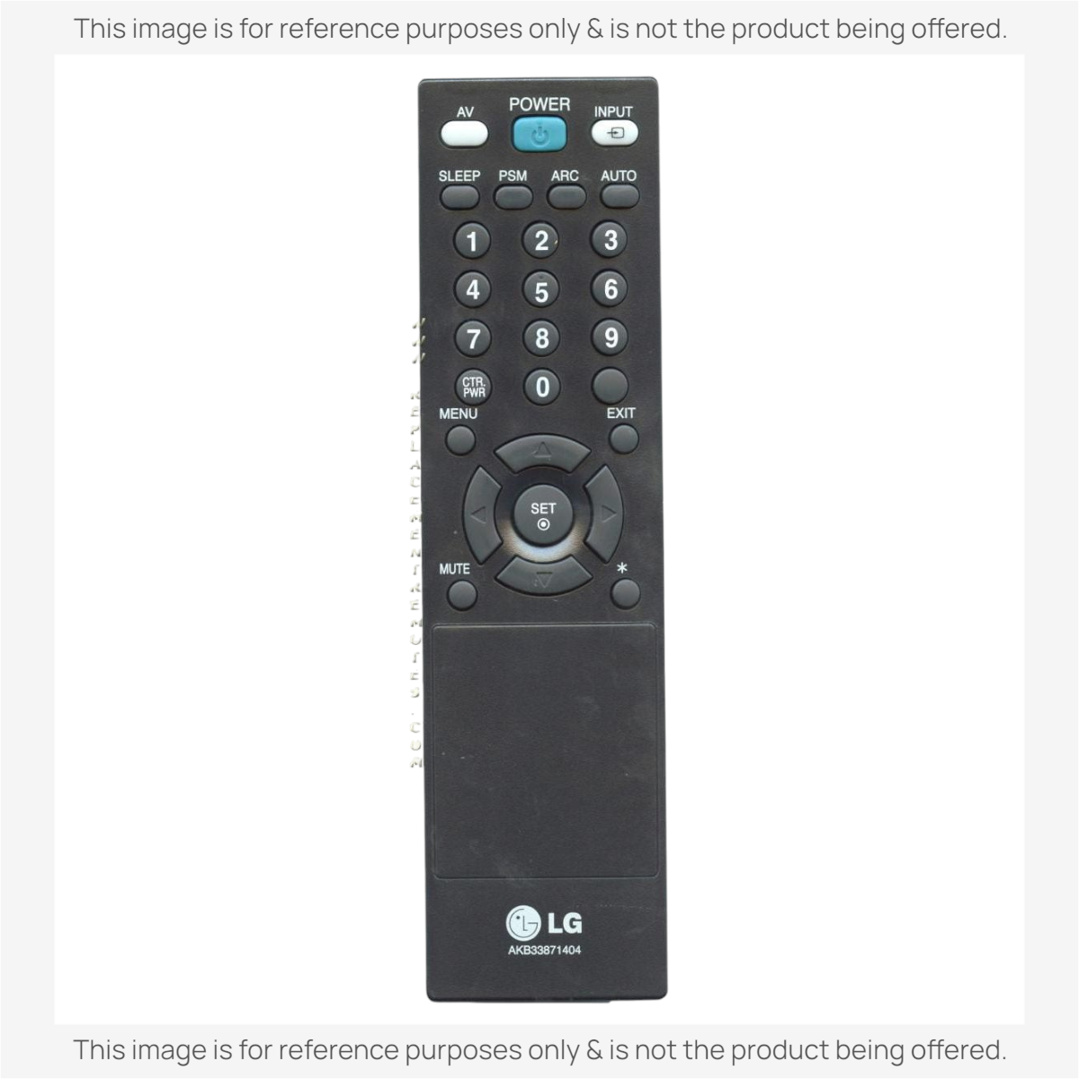 LG AKB33871404 TV Remote Control