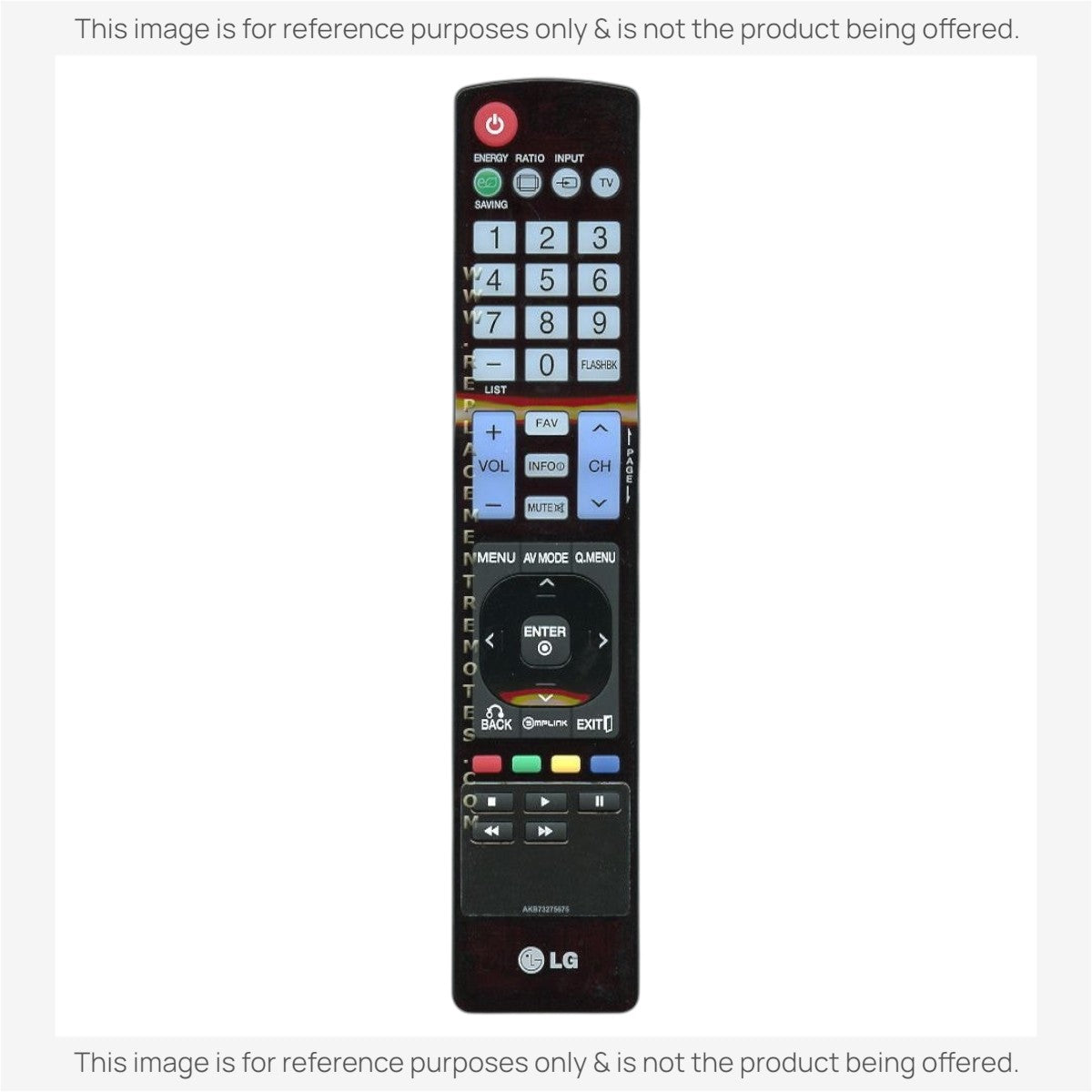 LG AKB73275675 TV Remote Control
